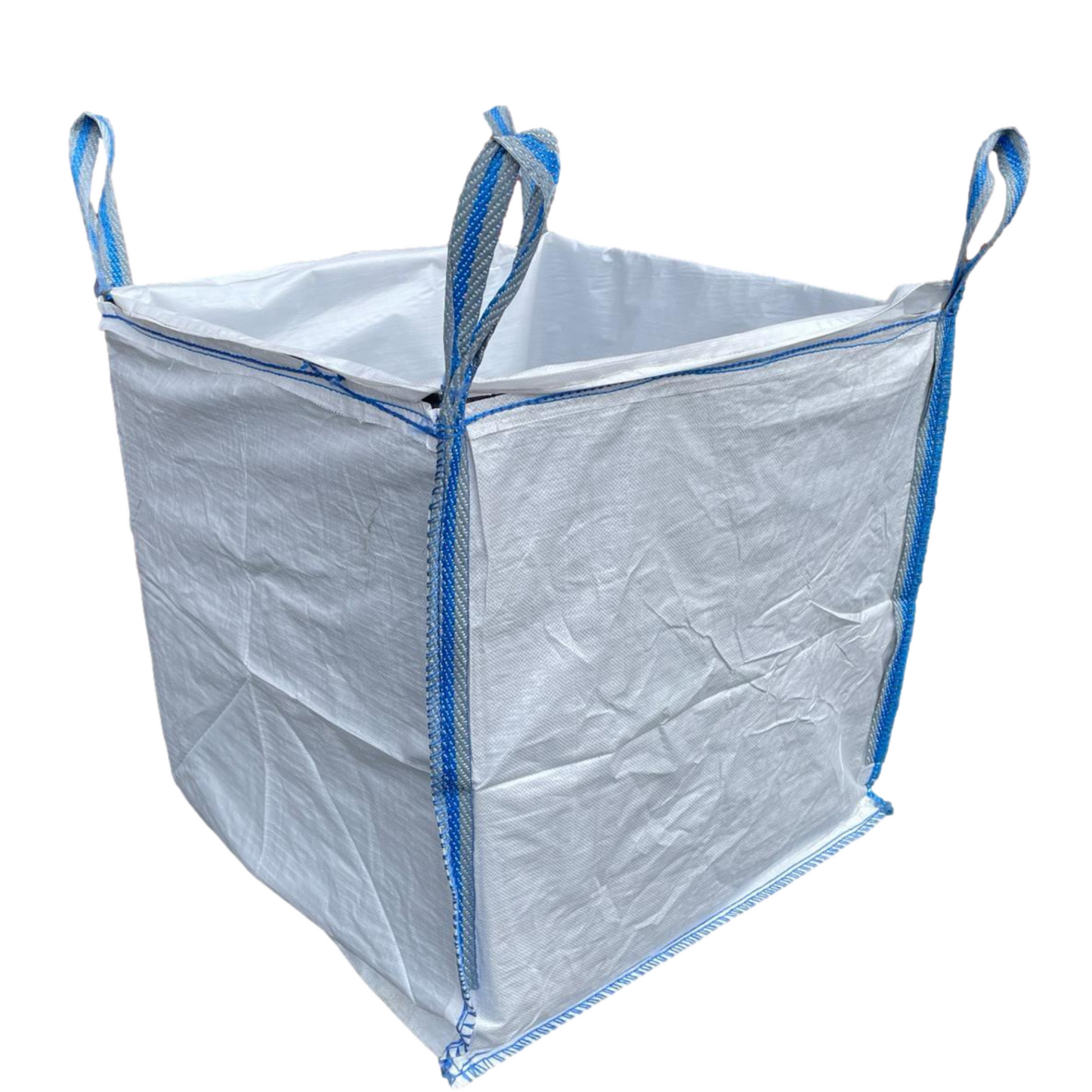 Builders Bag -85x85x85cm Open Top, Flat Base (1000kg 5:1)