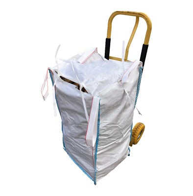 Barrow Bag -50 x 50 x 90cm Open Top with Flap and ties, Flat Base with Tipping handle (1000kg 5:1)